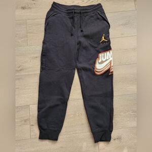 Nike Air Jordan Jumpman NBA World Champs Fleece Joggers Pants Black Mens Size S